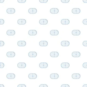 Blue light grille pattern on white background Stock Illustration