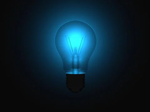 Blue Light Illustrazione stock