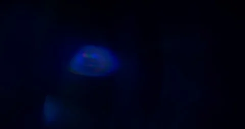 Blue Light Leaks on Black Background. Overlay. Transition. Video Color Filters Stock Footage 121509277