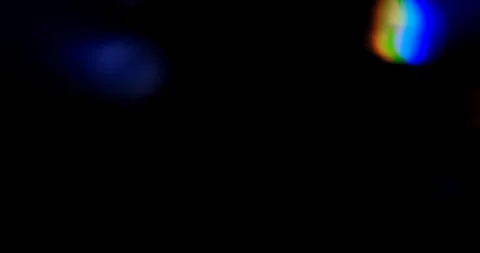 Blue Light Leaks on Black Background. Overlay. Transition. Video Color Filters Stock Footage 121509425