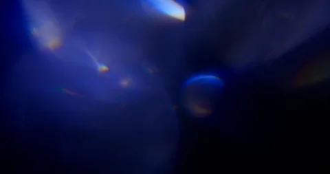 Blue Light Leaks on Black Background. Overlay. Transition. Video Color Filters Stock Footage 121509568