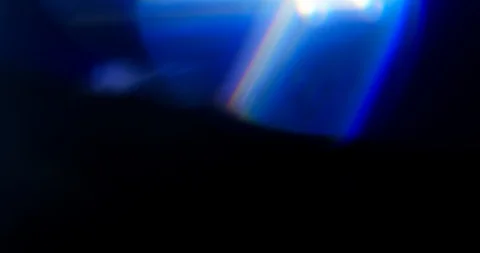 Blue Light Leaks on Black Background. Overlay. Transition. Video Color Filters Video stock 121509786