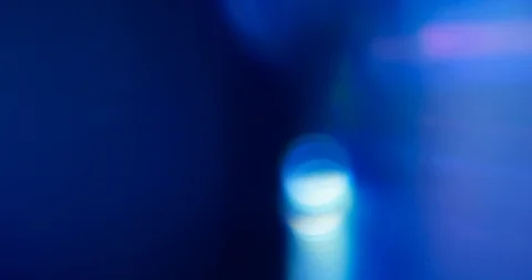 Blue Light Leaks on Black Background. Overlay. Transition. Video Color Filters Stock Footage 121510210