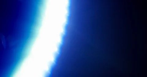 Blue Light Leaks on Black Background. Overlay. Transition. Video Color Filters Stock Footage 121511944