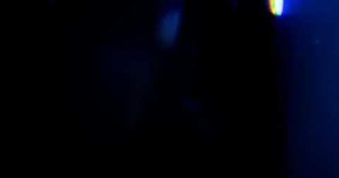 Blue Light Leaks on Black Background. Overlay. Transition. Video Color Filters Stock Footage 121512217
