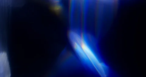 Blue Light Leaks on Black Background. Overlay. Transition. Video Color Filters Stock Footage 121512339