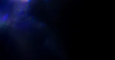 Blue Light Leaks on Black Background. Overlay. Transition. Video Color Filters Stock Footage 121512402
