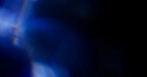 Blue Light Leaks on Black Background. Overlay. Transition. Video Color Filters Stock Footage 121512456
