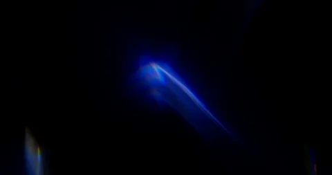 Blue Light Leaks on Black Background. Overlay. Transition. Video Color Filters Stock Footage 121512520
