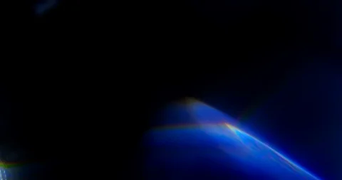 Blue Light Leaks on Black Background. Overlay. Transition. Video Color Filters Stock Footage 121512594