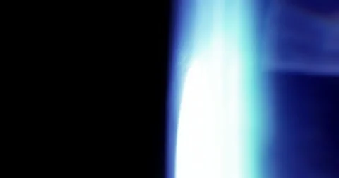 Blue Light Leaks on Black Background. Overlay. Transition. Video Color Filters Stock Footage 138643642