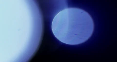 Blue Light Leaks on Black Background. Overlay. Transition. Video Color Filters Stock Footage 138643926