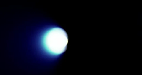 Blue Light Leaks on Black Background. Overlay. Transition. Video Color Filters Stock Footage 138644030