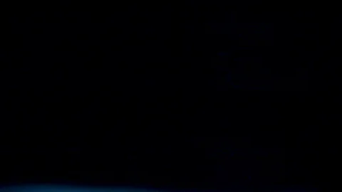 Blue Light Leaks Lens Whacking or freelensing over Black Background. Video stock 127324485