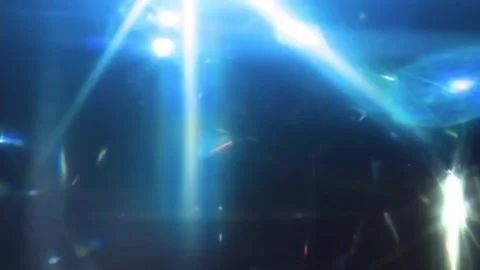 Blue Light Lens Flare Bokeh Background Effect 库存影片 344762224