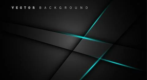 Blue light line shadow dark grey luxury background Stock Illustration