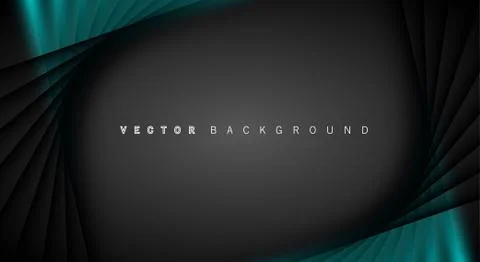 Blue light line shadow dark grey luxury background Stock Illustration