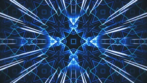 Blue Light Motion Pattern Stock Footage 102732540