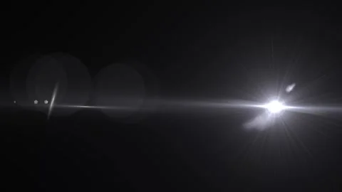 Blue Light optical lens From Projector With Smoke 4K stock video Video stock 296324473