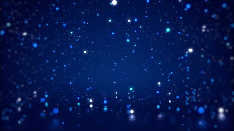 Blue light particle background with particle falling Stock Footage 237222930