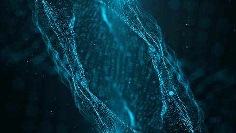 Blue Light Particle Looped Background 01 스톡 동영상 107686311