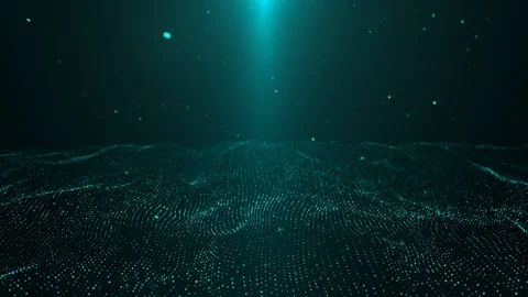 Blue Light Particle Looped Background 06 Stock Footage 107686364