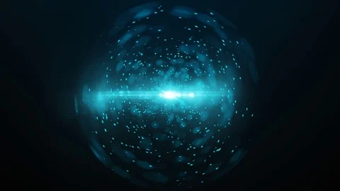 Blue Light Particle Looped Background 14 스톡 동영상 107686419