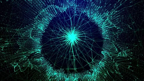 blue light particle movement abstract bl... | Stock Video | Pond5