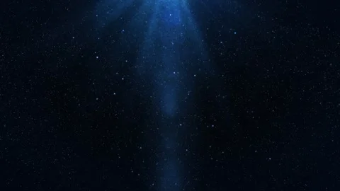 Blue Light Particle Snowfall Background 4K Loop Video stock 257251879