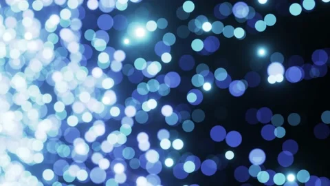 Blue light particles bokeh rendered in UHD as motion background Stock-Footage 163429450