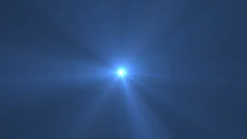 Blue light pulses against a deep indigo backdrop Stock Footage 345448623