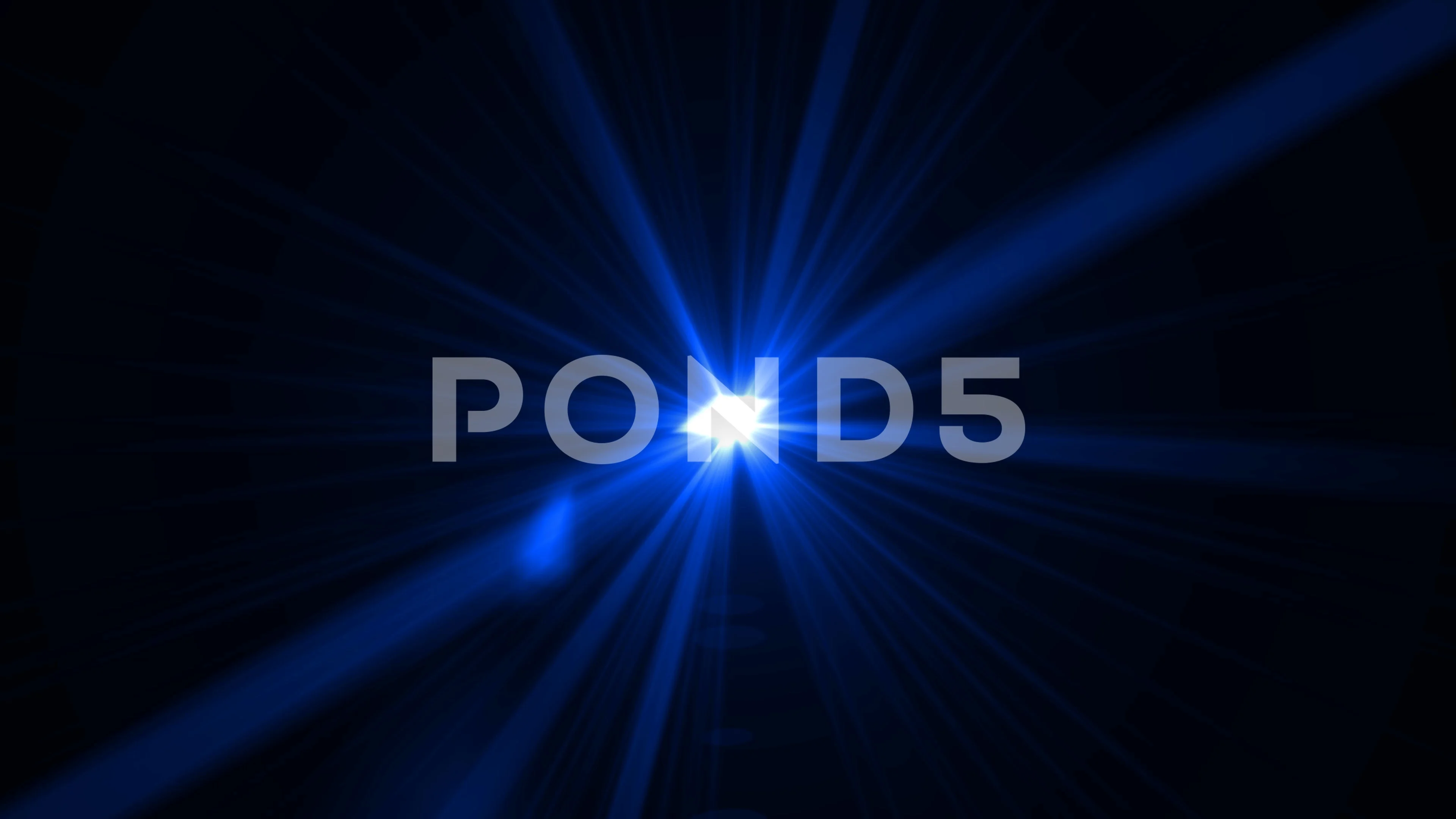 Blue light rays, burst on black backgrou, Stock Video