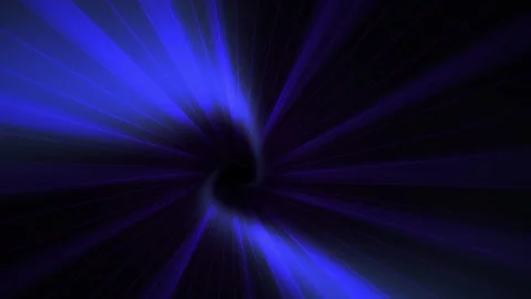 Blue light rays on dark background. Stock Footage 339997066