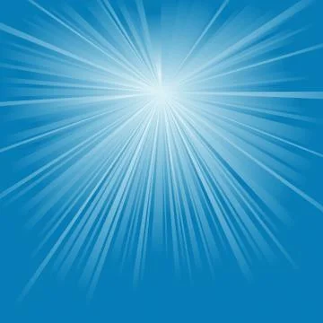 Blue Light Rays 스톡 일러스트