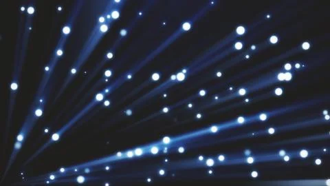 Blue Light Rays Particle Burst Abstract Motion Background Stock Illustration