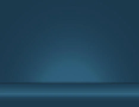 Blue light rays room studio background vector Stock Illustration