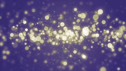 Blue light shine particles bokeh, holiday concept. Christmas animated gold ba Stock-Footage 82442315