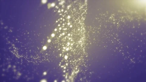 Blue light shine particles bokeh, holiday concept. Christmas animated gold ba 動画素材 82449620