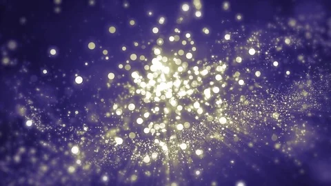 Blue light shine particles bokeh, holiday concept. Christmas animated gold ba 스톡 동영상 82520660