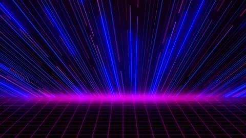 Blue light streak, Futuristic background for 5g or 6g technology wireless Stock Footage 337395088