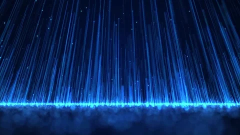 Blue Light Streak Particles Background 動画素材 334521985