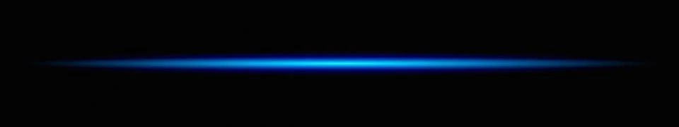 Blue light streak ray, light flare, blue trail Illustrazione stock