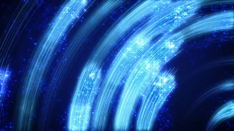 Blue light streaks abstract loopable background Stock Footage 10901105