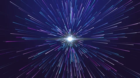 Blue light streaks abstract motion background Vidéo 88823908