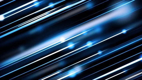 Blue Light Streaks Passing Stock Footage 92339371