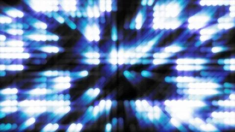 Blue light streaks zoom motion background effect Stock Illustration