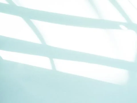 Blue Light Teal Background Abstract Overlay Sun Shadow Leaf White Stock Illustration