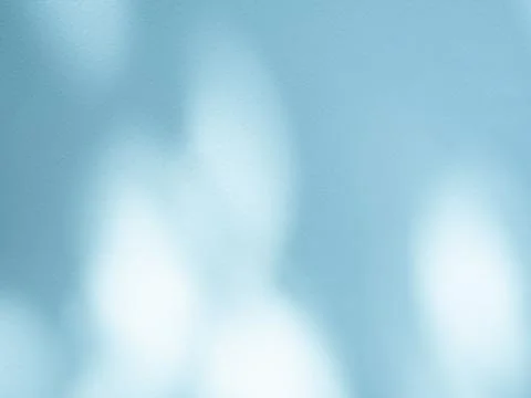 Blue Light Teal Background Abstract Overlay Sun Shadow Leaf White 스톡 일러스트