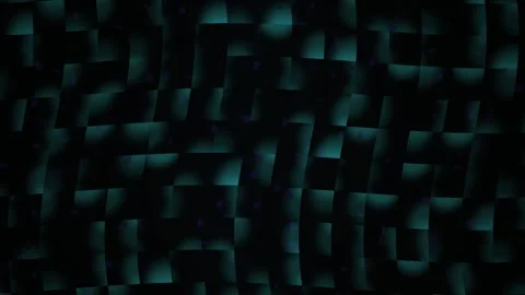 Blue Light Through Dark Cubes Background. Stock Footage 334673943