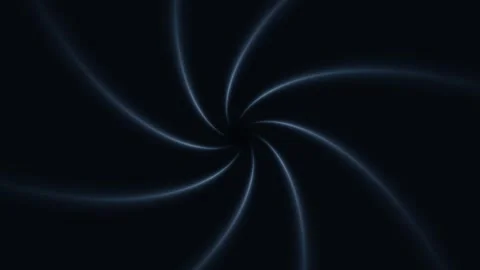 Blue Light Trails Spiraling on Dark Background Stock Footage 340758713